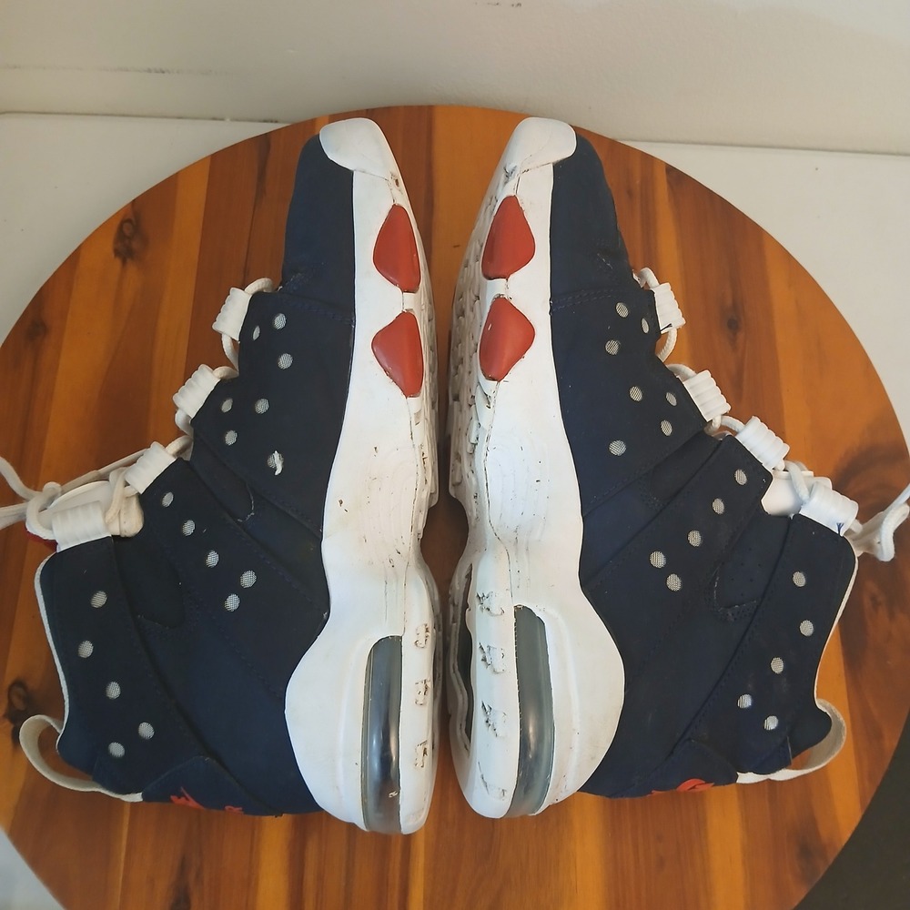 Nike Air Max2 CB 94 Mens 8 Navy Blue Red Barkley Shoes Sneakers DJ5160-400 - Picture 6 of 8